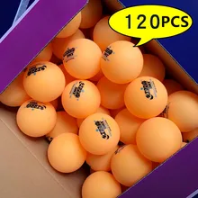120 balls DHS table tennis ball 1 star d40+ ball without box orange training ABS seamed poly plastic ping pong balls