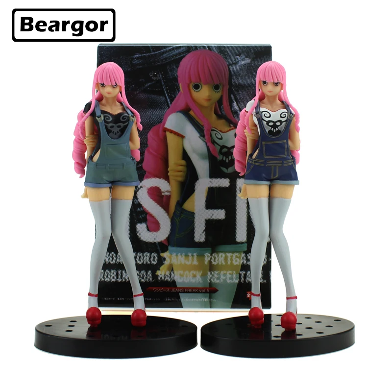 6 &quotone piece Аниме Perona джинсы Freak Ver. Футболка 2 цвета в коробке 16 см ПВХ фигурка