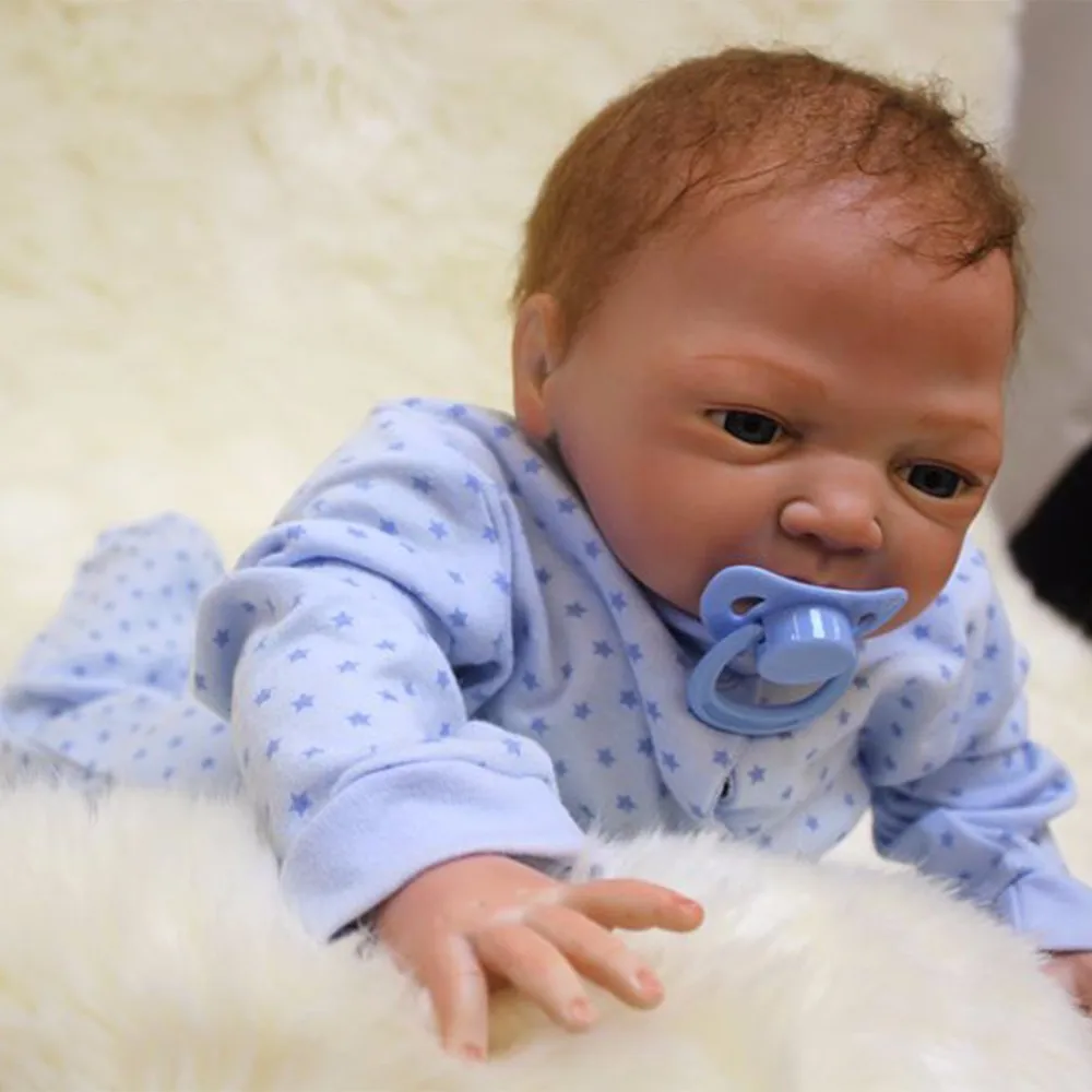 

Newborn Dolls Bebe Reborn Dolls 46cm Soft Vinyl Silicone Reborn Baby Doll Cute Girl Toys Boy Children Birthday Gift Doll