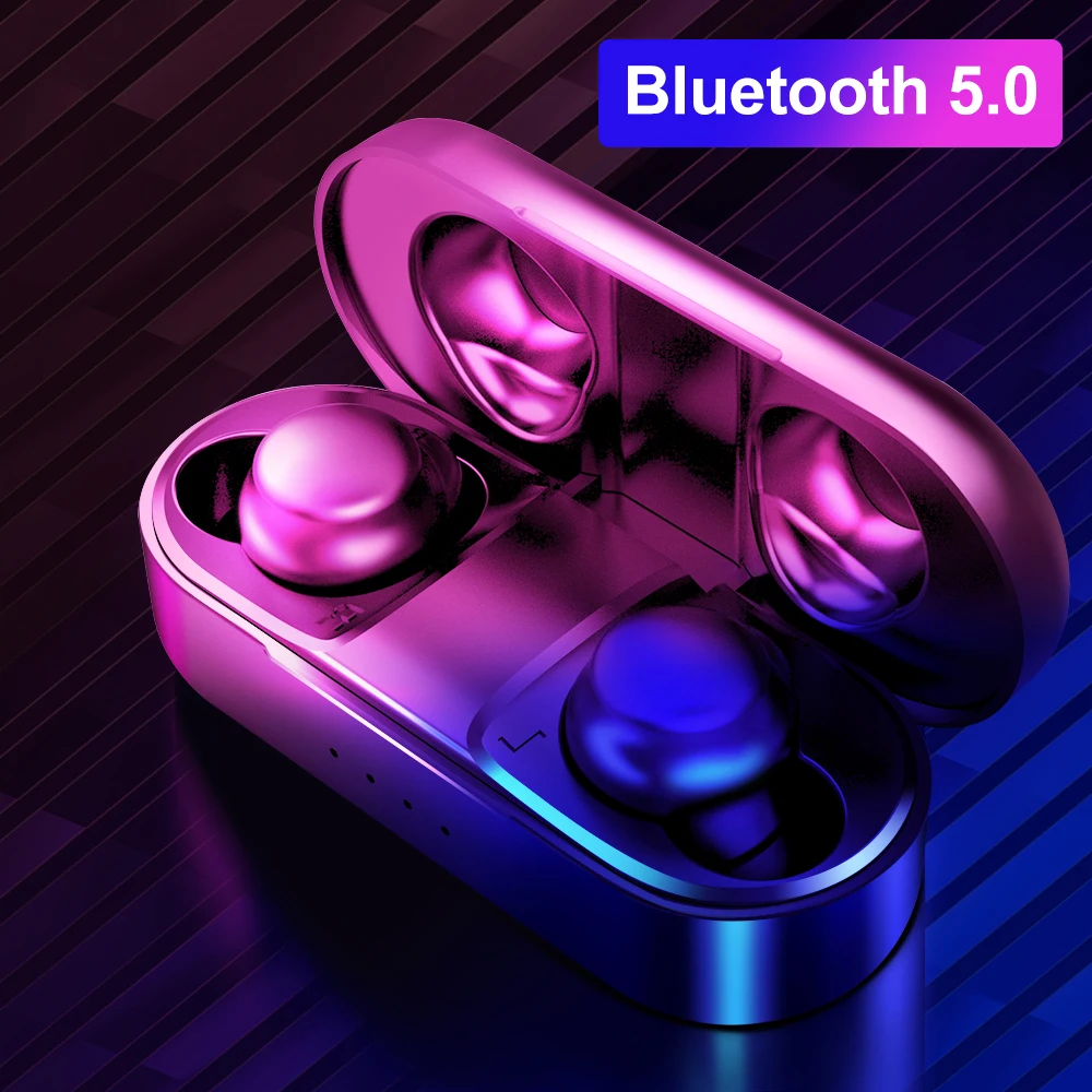 

Femperna Bluetooth 5.0 headphones TWS wireless headphones sport gaming Wireless headset phone