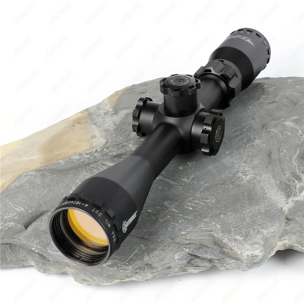 BSA Contender COMD 4-16X40 SP Hunting Riflescopes Side Parallax Mil dot Reticle Turrets Lock Reset Scope with Metal Lens Cover (1)