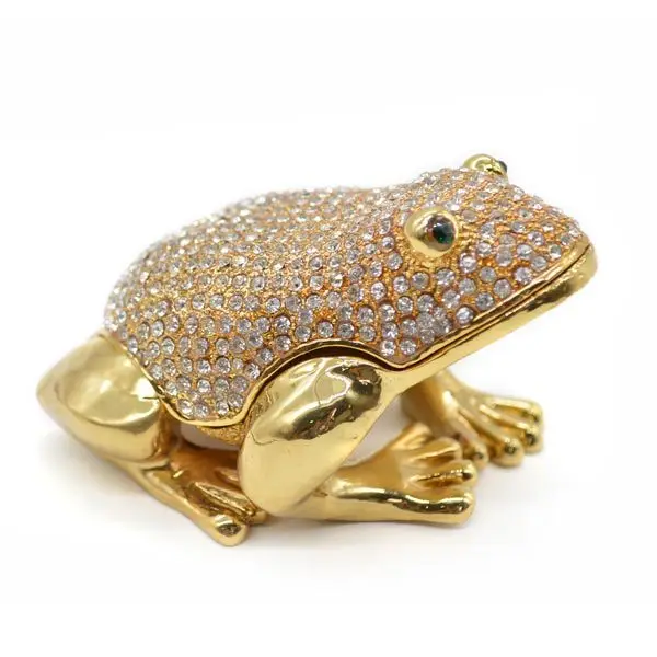 2015 Most Popular Products China Crystal Frog Deco...