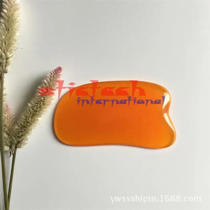 Через dhl/ems, размер партии: 500 pcs скребок для плиты Массажная подушка для шеи массажер для головы натуральная смола уход за кожей лица Расслабление тела инструмент