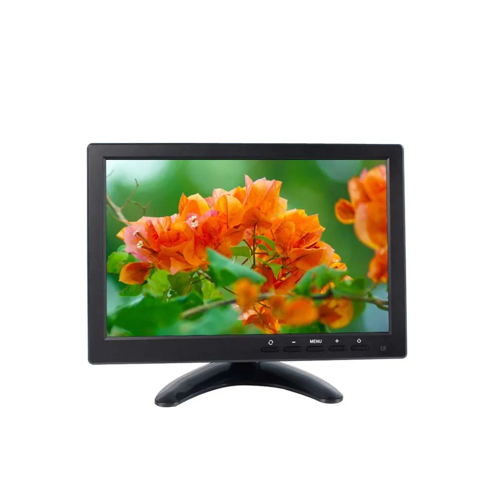 

10.1 inch 4:3 LCD HD digital screen Car Monitor 2 Video Inputs AV Input Stand Alone Monitor with VGA HDMI AV USB BNC/TV SH10198