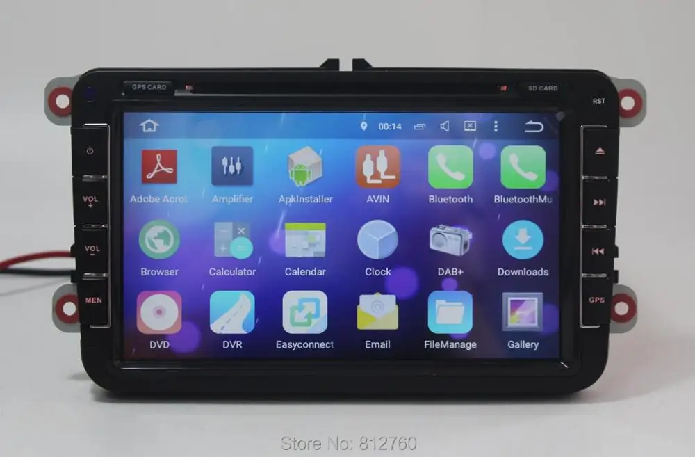 Clearance Octa Core 1024*600 Android 8.1 Car DVD GPS For VW Volkswagen Jetta T5 transporter EOS polo SEAT Leon Altea Passat Tiguan Touran 14
