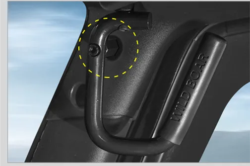 Черная передняя и задняя поручневая ручка для Jeep Wrangler JK 2DR/4DR Sahara Sport Rubicon X