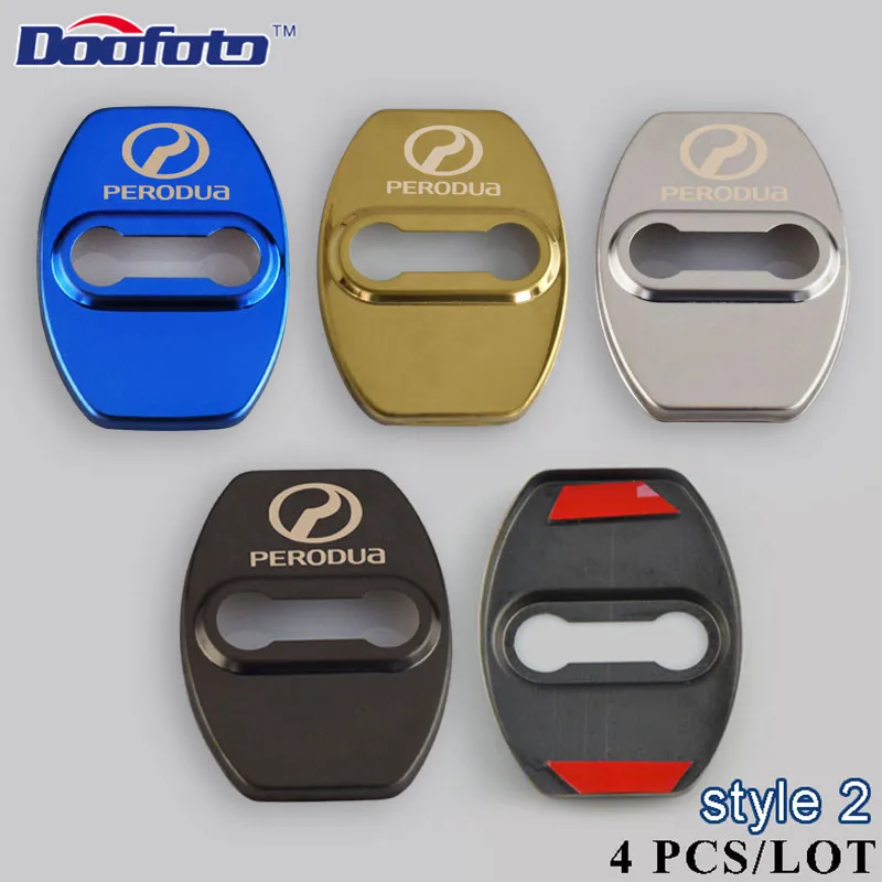 

Doofoto Car Styling Stainless Steel Emblems Lock Covers JDM For Toyota Perodua Corolla Avensis Auris 2014 Yaris For Honda Badge