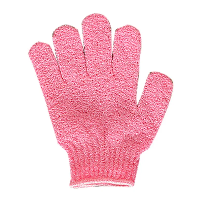 Urijk банные перчатки пена для ванной противоскользящее массажное очищающее полотенце для тела рукавицы для душа отшелушивающее полотенце для мытья кожи спа - Цвет: pink