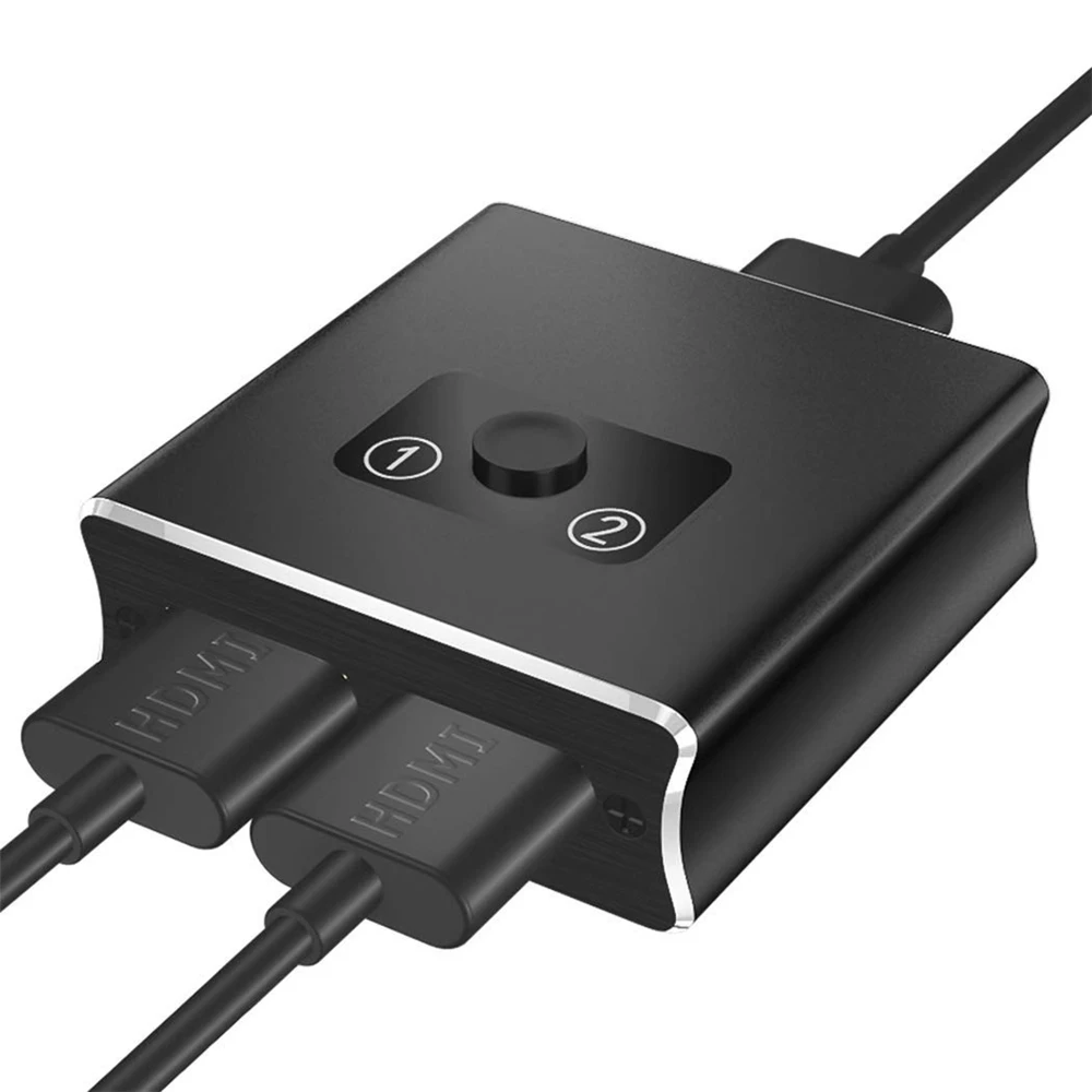 1x2 HDMI двунаправленный коммутатор 1 вход 2 выход Поддержка 0 HDCP UHD 4K 2x1 переключатель