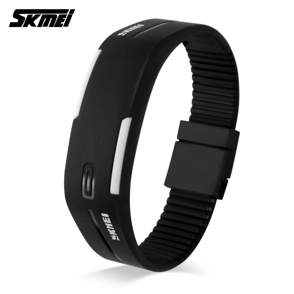 SKMEI Female Sports Watches Women Running Digital Watch Silicone Band Time Date Girls Ladies Wristwatches Relogio Feminino 1099 - Цвет: Black