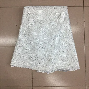 

2017 Free Shipping High Quality Nigeria Lace With Sequins For Wedding Decoration New Design African Sequin Lace Fabric