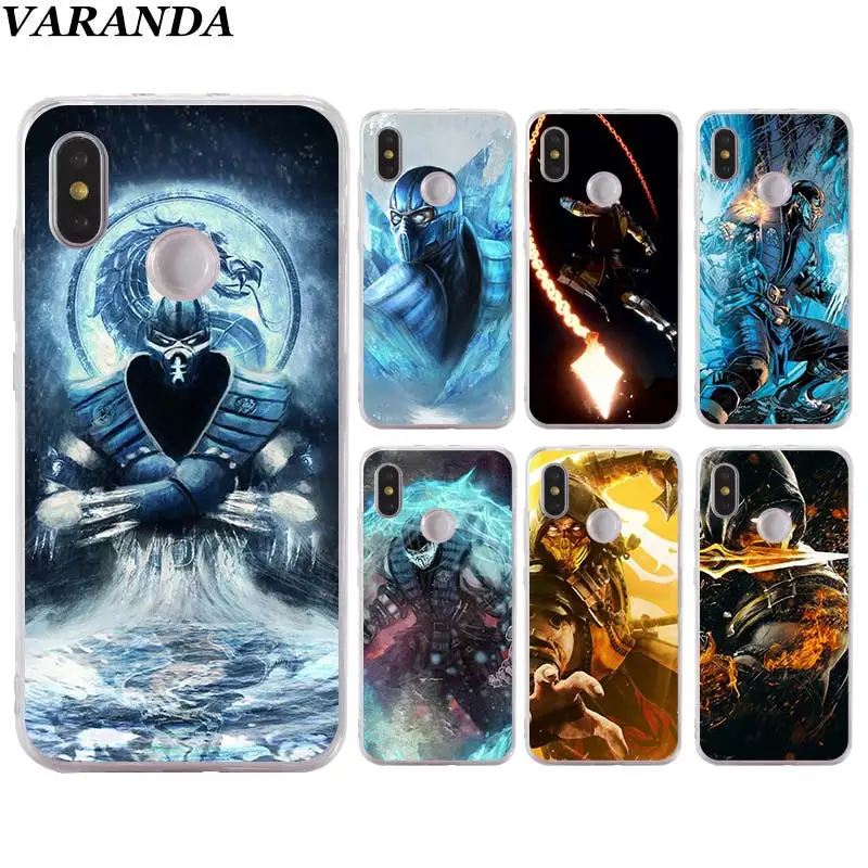 

Mortal Kombat Silicone case for Xiaomi Redmi 7 6A 5A Note 5 6 7 Pro 4X S2 GO Mi 8 A1 A2 Lite Play TPU Soft Phone case