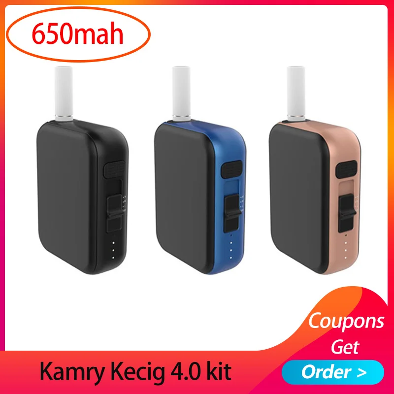 Kamry Kecig 4 0 комплект 650 мАч батарея для нагрева табака электронная сигарета