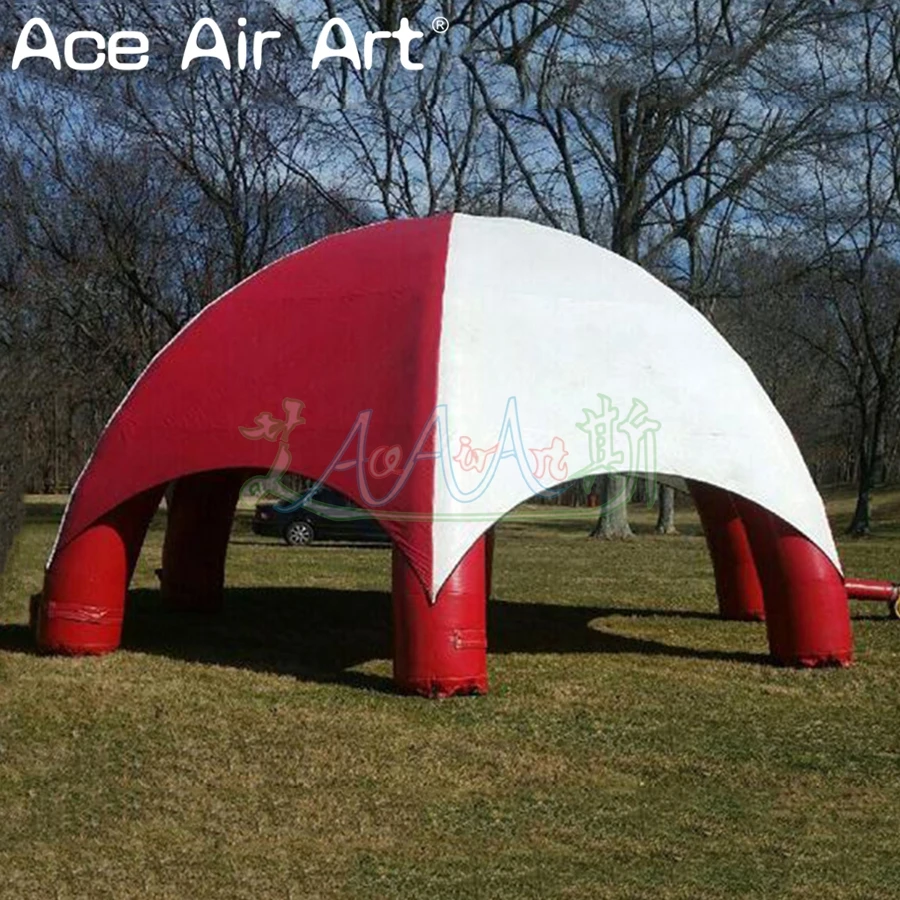 Высокое качество 10 м двухцветная фаза надувная палатка-паук/хранилище Палатка/воздушная барная палатка для выставки