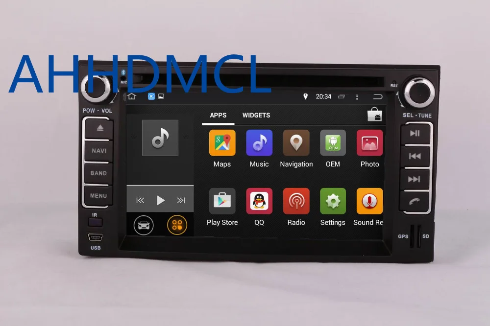 Excellent Car Multimedia Player Stereo Radio Audio DVD Android 9.0 GPS Navigation 2G RAM For Kia Universal 3