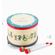 Детский музыкальный инструмент ручной барабан для детей Детский Beat деревянная активность развивающие звуковые игрушки подарки на день рождения ранняя школа