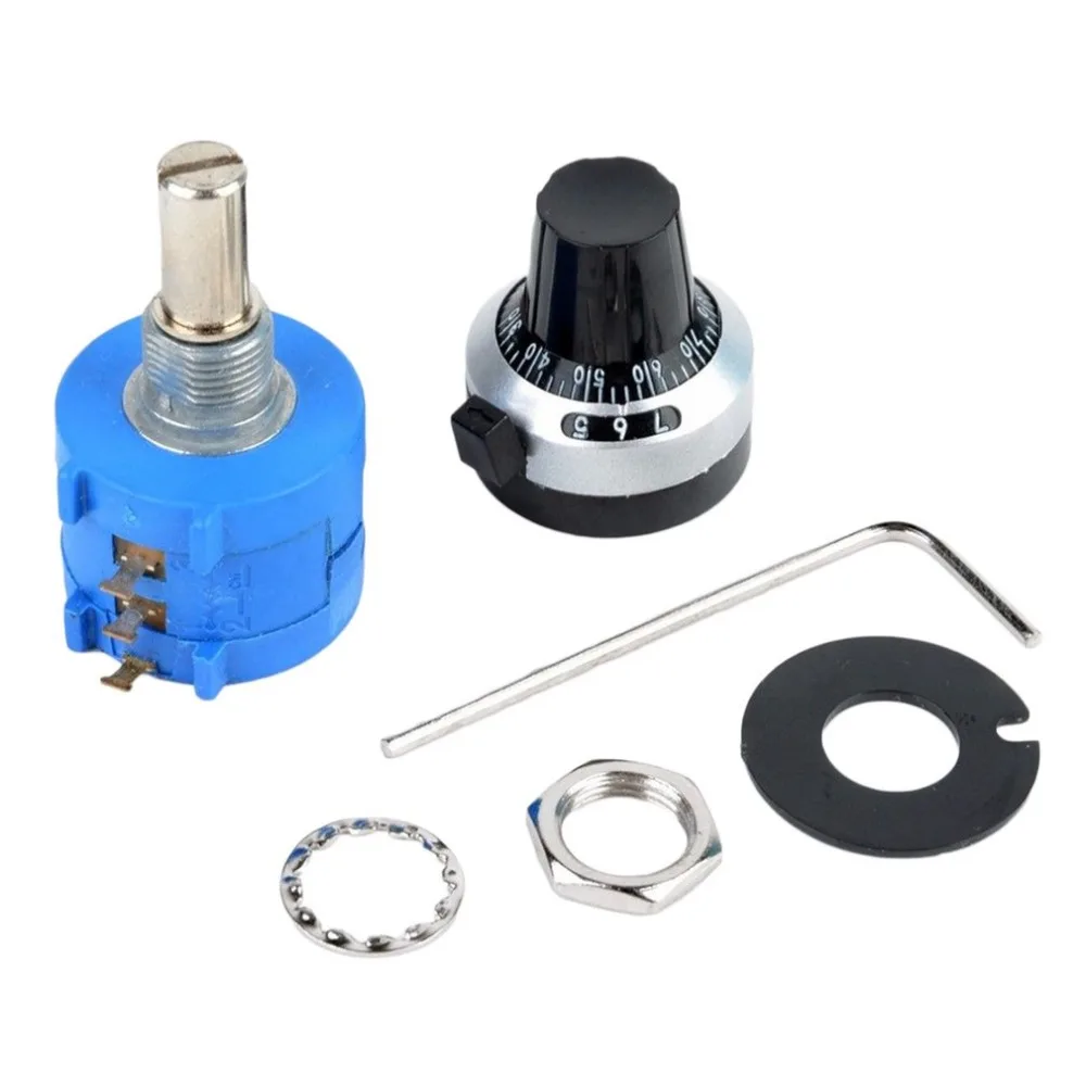 Multimeter 2,3590 10 Turn Potentiometer 2k Ohm Wirewound Multiturn