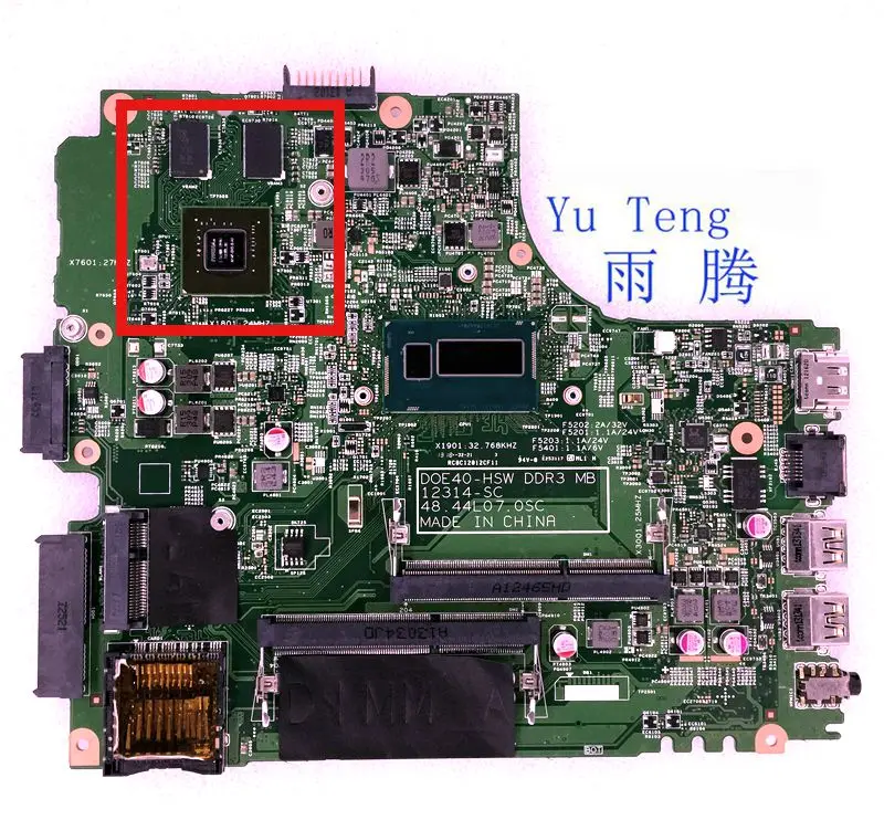 

Материнская плата для ноутбука DELL Latitude 3440 L3440 с материнской платой I3 cpu
