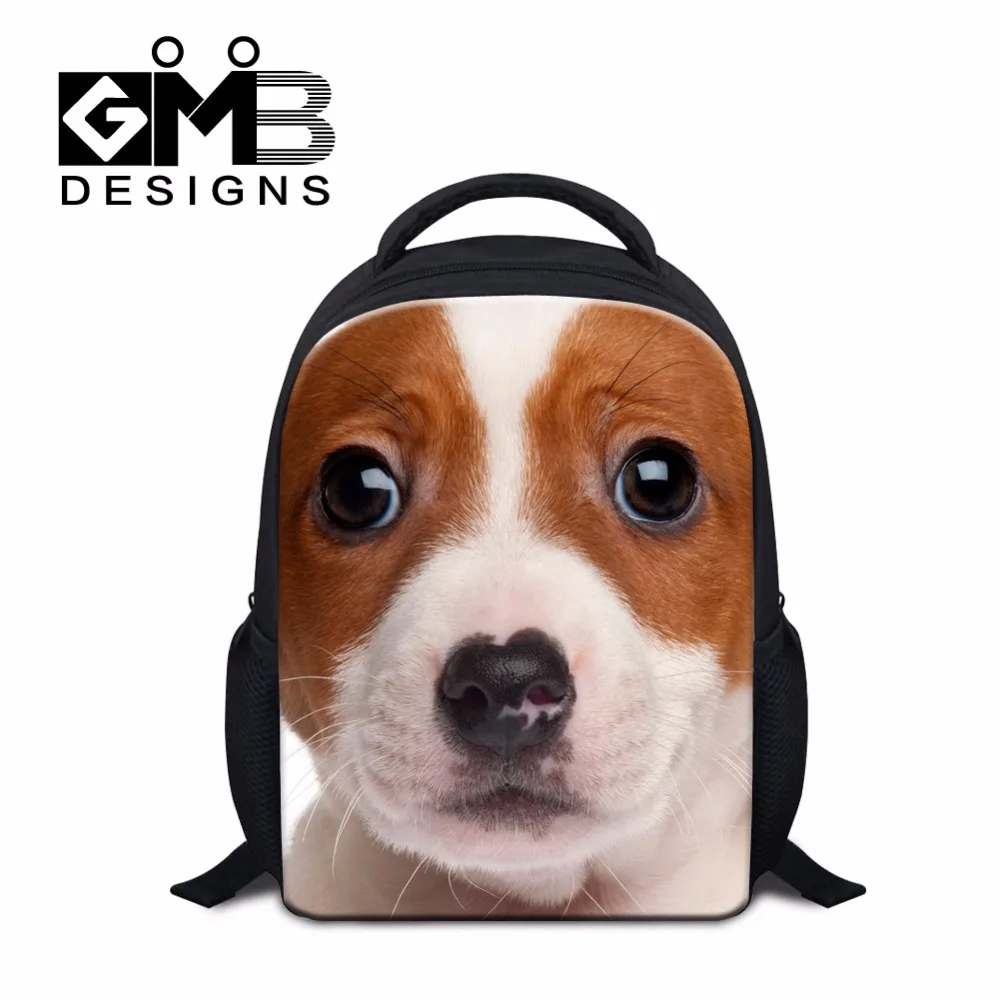 kids small backpacks dog printing school bags for kindergarten children