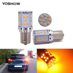 2 шт. Canbus S25 PY21W BAU15S 1156 светодио дный BA15S 35 SMD 3030 Автомобиль обратный резервный стоп-сигналы сзади поворотов огни без Hyper Flash