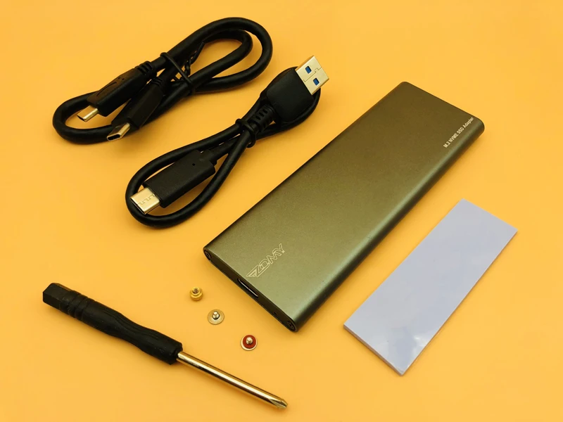 

USB 3.1 M.2 NVMe Type C SSD Mobile Box for Hard Disk External HDD Enclosure M Key PCI-E NVMe SSD Case for 2230 2242 2260 2280