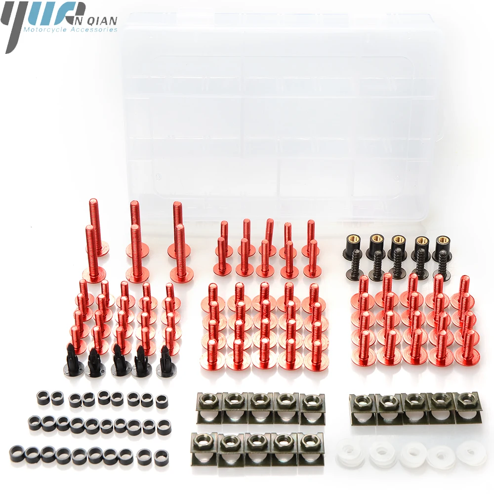 

For Honda CBR600 1991-1998 CBR650F/CB650F 2014 2015 2016 Universal Motorcycle Parts Fairing Bolts Nuts Fastener Clips Screws