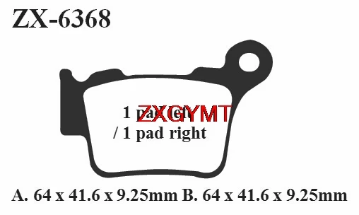 Sintered Brake Pads Set for HUSQVARNA TE 250 TE250- Front Rear 18 14 17 16 15