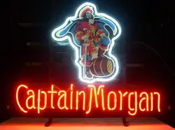 На заказ Капитан Морган пират виски стекло неоновый свет знак пивной бар