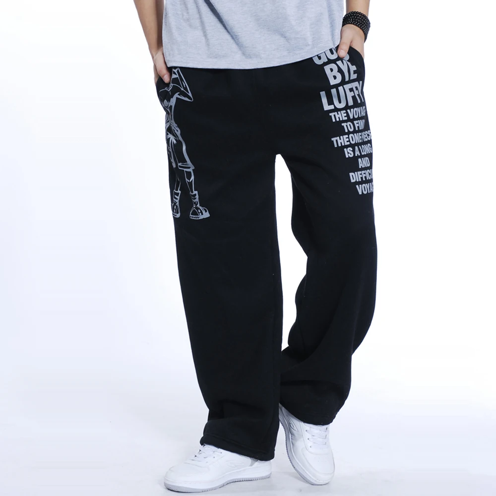 2017 Fashion Mens Joggers Letter Printed male Baggy Hip ...