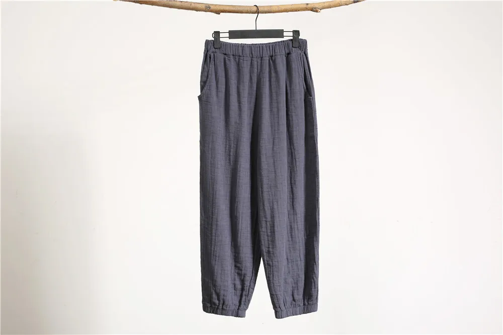 Women New Palazzo Hip Pants Linen Hop Crotch match Pantalon 2019 Loose All Drop Fashion Haren zEqxnwdO