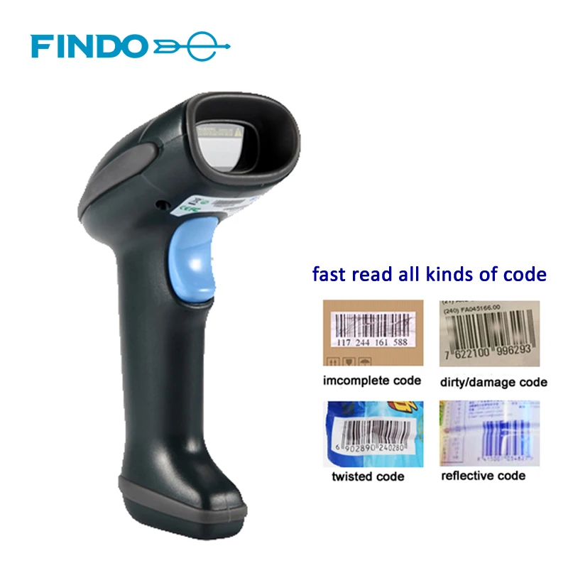 

FINDO 1d T1-1 wired usb Barcode Scanner CCD USB Automatic Handheld Bar Code Reader For Computer POS Laptop android micro tablet