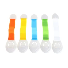 Детские ящики для шкафа, двери холодильника, Пластиковые регулируемые замки, защита безопасности