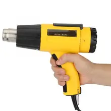 Горячий воздух пневматические инструменты 220-240 В 50 Гц 2000 Вт электронная пайка горячим воздухом инструмент для украшения термоусадочная обертывание Горячий