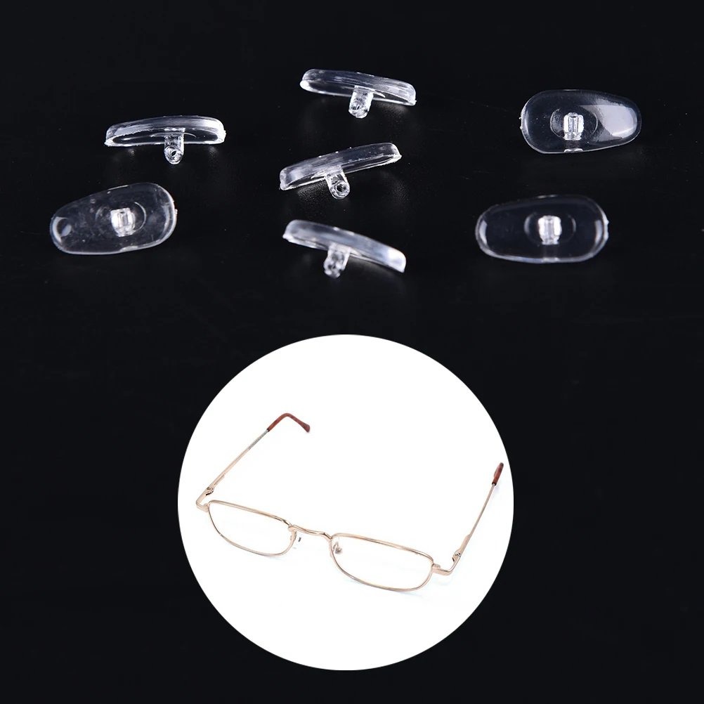50 PCS practical Anti Slip Eyeglasses Glasses Silicone nose pads