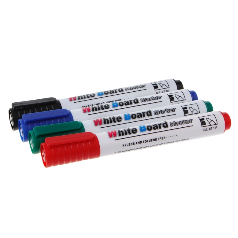 10 Pcs Whiteboard Pen Erasable Marker Office Stationery Stylo pour tableau blanc 