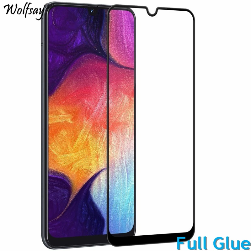Закаленное стекло с полным покрытием для Samsung Galaxy A10 A105 защитная пленка 9H 2.5D 1 шт. |