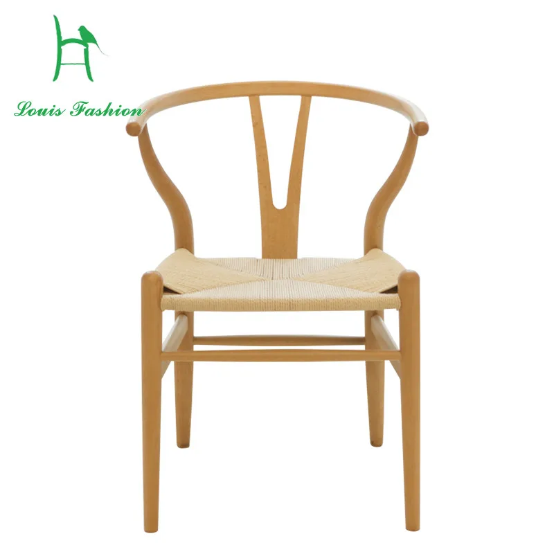 Y стул древесины спинка кресла подлокотник для стула скандинавского минималистичного отеля стул