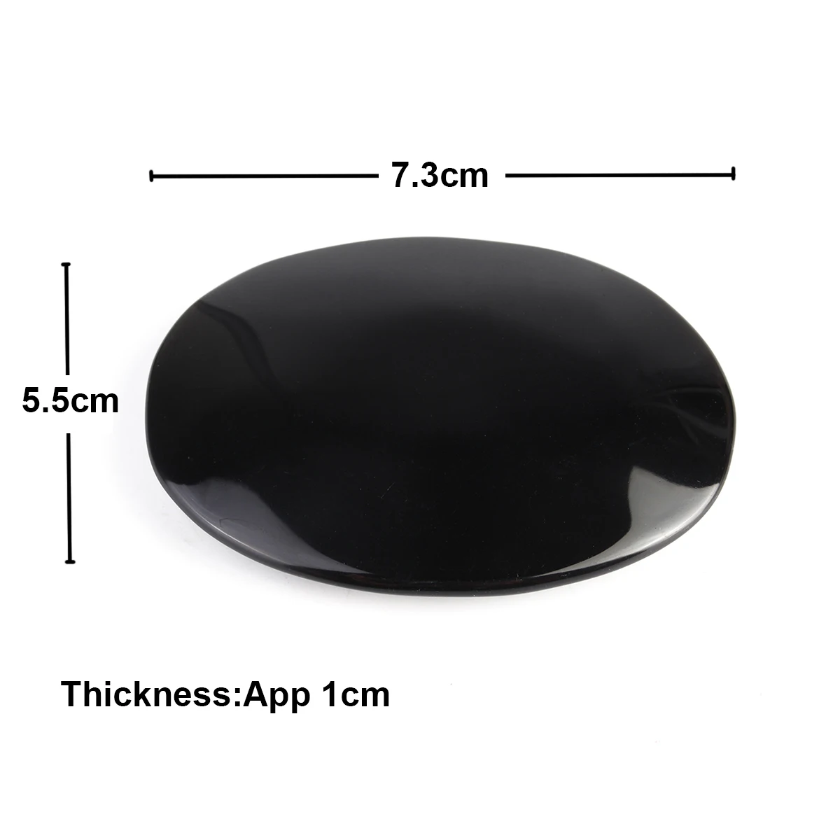  Multifunction Black Obsidian Scrying Mirror Crystal Gemstone Healing Stone Feng Shui Craft Home Des