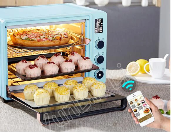 Electric Oven Household Baking Small 40l Liter Large Capacity  Multi-function Automatic Cake Delivery Mini Oven Bread Baking - Ovens -  AliExpress