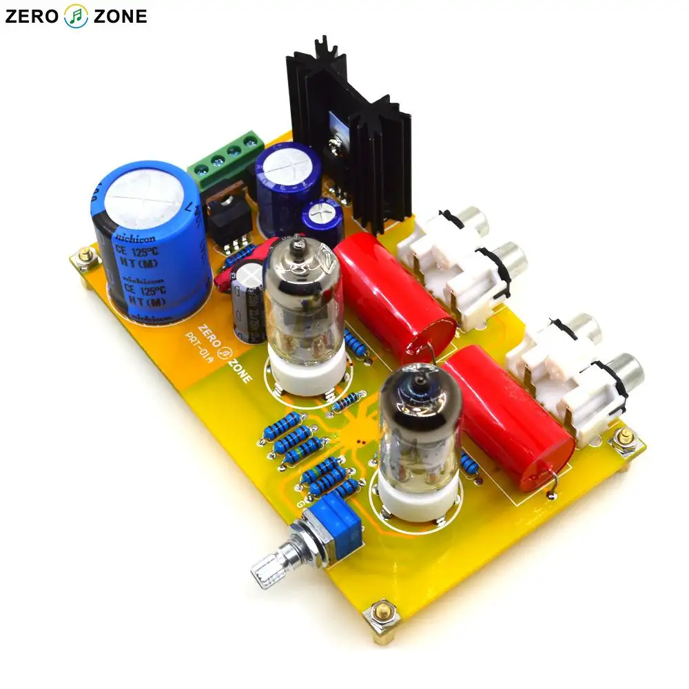 

GZLOZONE Assembeld Hifi PRT-01A 6J1 Tube Preamp Vacuum Tubes Preamplifier Board