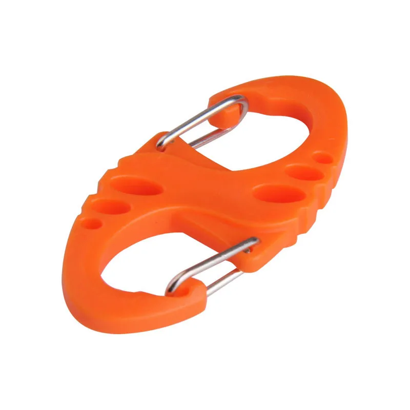 5PCS-Mini-Portable-Climbing-Hook-S-Type-Carabiner-Dual-Carabiner-Buckle-Keychain-Outdoor-Paracord-Survival-Tool (1)