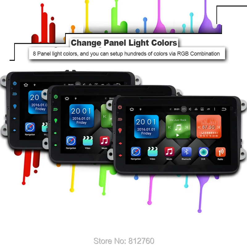 Best 8 Core 4G RAM Android 9.0 Car GPS Radio for Volkswagen VW Passat B6 polo touran Golf Caddy JETTA TIGUAN CC headunit DVD player 5