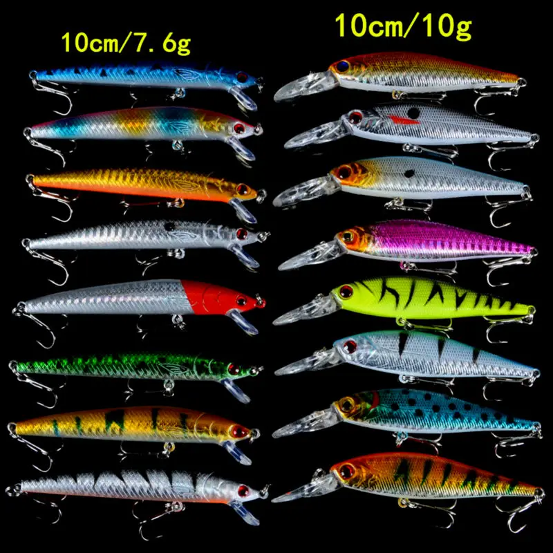 Набор смешанных 16 шт./лот 2 модели блесна рыболовные приманки Джеркбейт Высокое качество рыболовные снасти 6# крючки