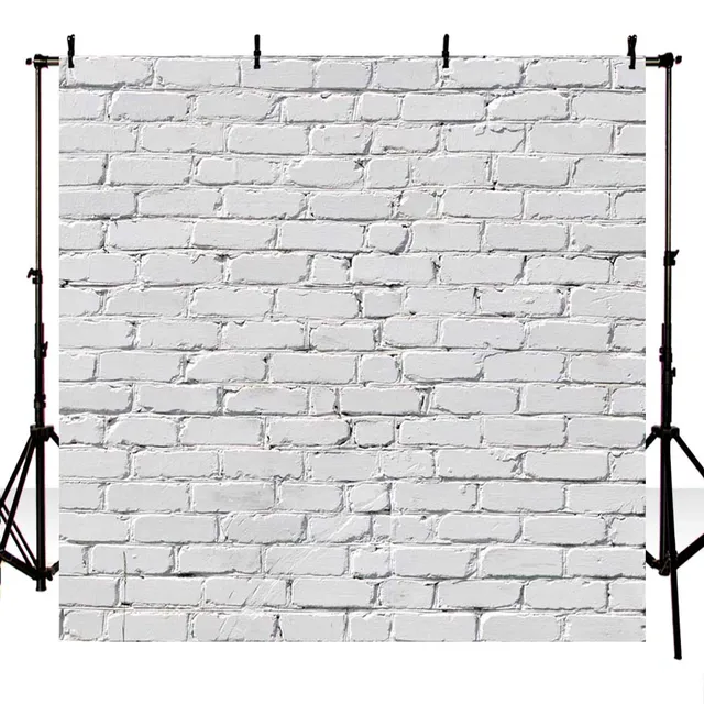 5x7ft Thin Vinyl Photography Backdrop Background White Brick Wall 5x7ft Thin Vinyl Photography Backdrop Background White Brick Wall Photo Backdrops For Studio F 1465