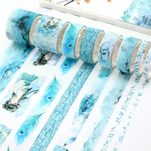 8 Rolls/set Washi Tape Set Wisteria Flower Unicorn Japanese Stationery Scrapbooking Decorative Tapes Adhesive Tape Quality 8 Rolls/set Washi Tape Set Wisteria Flower Unicorn Japanese Stationery Scrapbooking Decorative Tapes Adhesive Tape Quality
