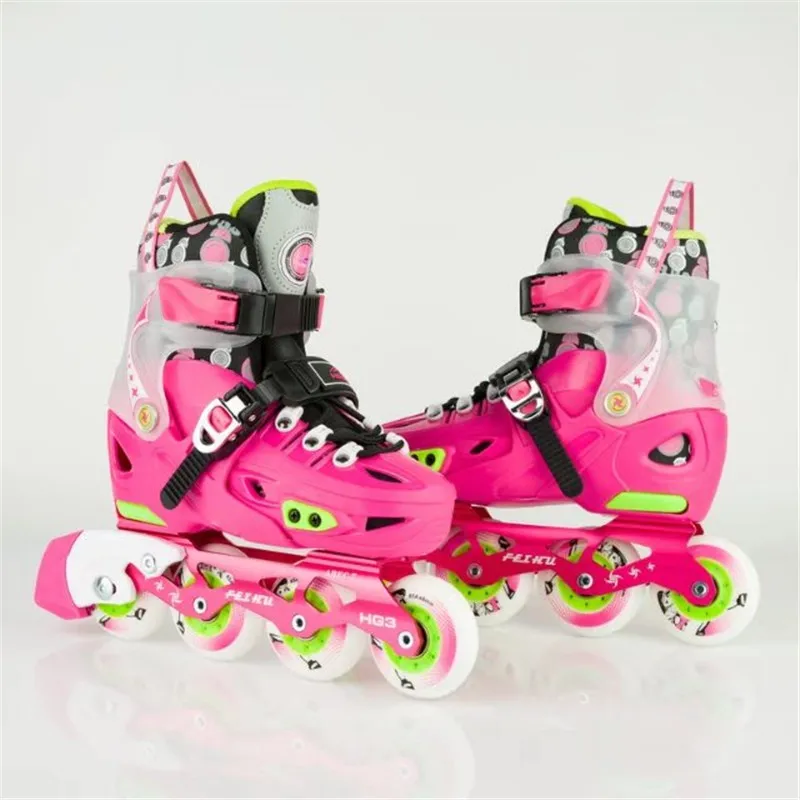[Детские Встроенные коньки] кроссовки спортивная обувь розовый, синий, красный, черный Евро 29 до 36 размер сменная сумка для катания на коньках в подарок для SEBA