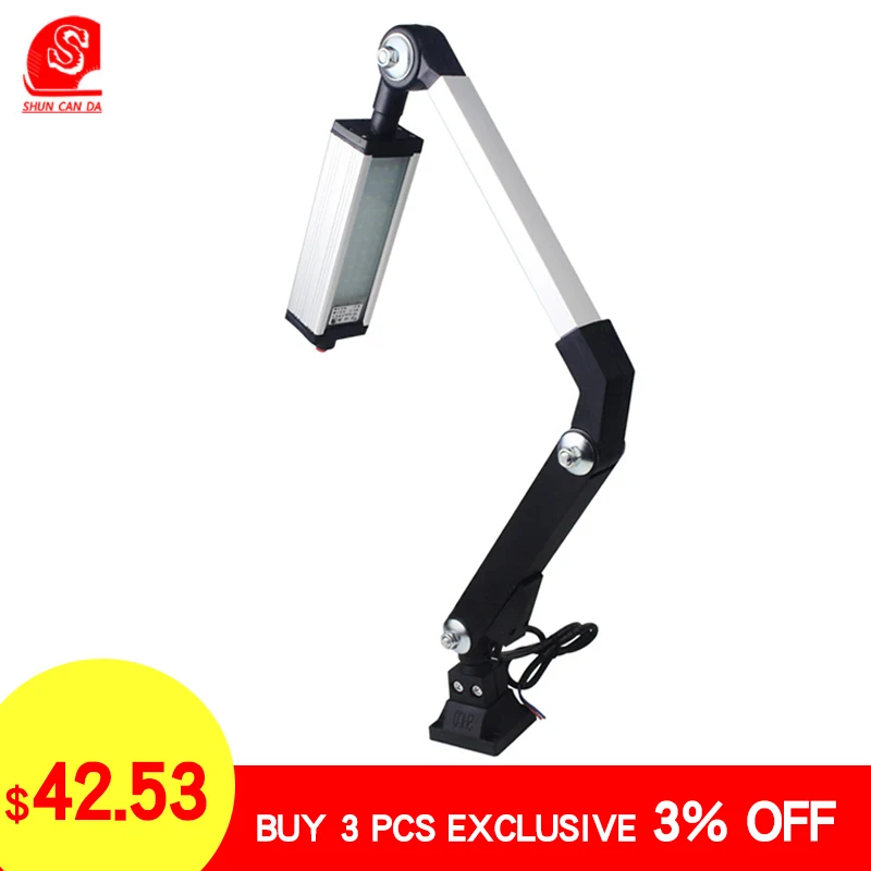 LED CNC Machine Tool Light 4w-24w industrial Explosion-proof Waterproof Oil-proof Milling Workshop Working Lamp Long lathe lamp | Освещение