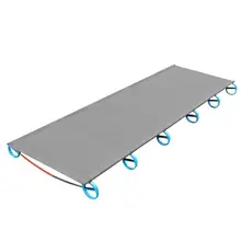 Cama de acampada plegable ultraligera de tela de poliéster 420D, soporte de aleación de aluminio 7001, cómoda, para dormir, para viaje