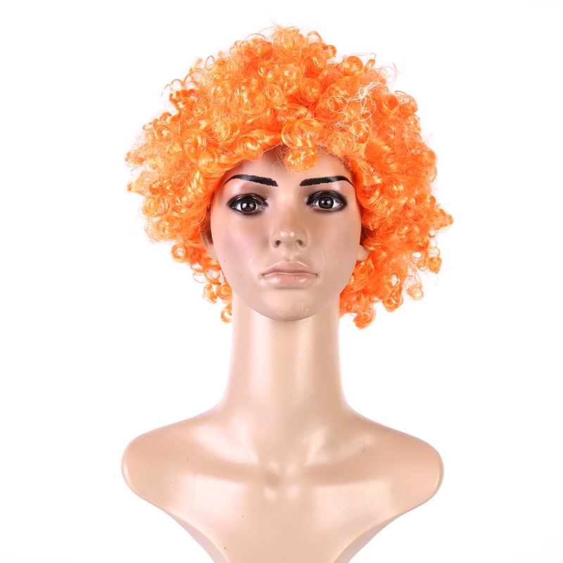 

1PCS Reusable Party Hats 6Colors Masquerade Clown Costume Explosion Curls Wig For Adult Children Funny Halloween Party Supplies