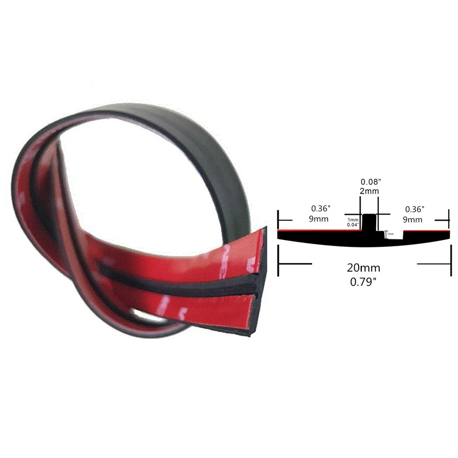 

9M Universal Rubber Fillers Adhesives & Sealants Seal Car Front Rear Windshield Sunroof Waterproof Dustproof Edge Strip Trim